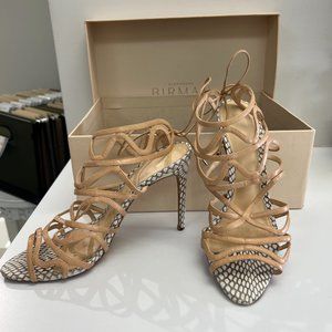 Alexandre Birman Melody Cage Heeled Sandals